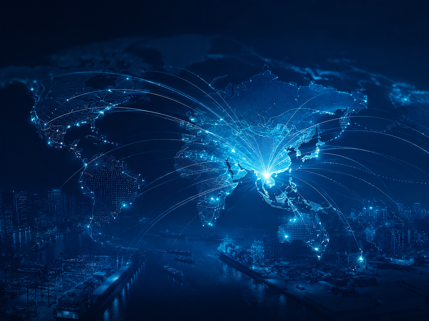Hong Kong based global optical network sourcing coordination visual