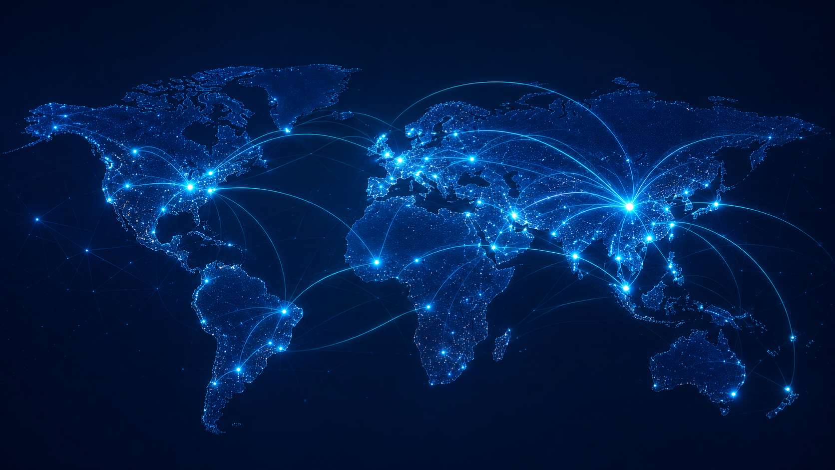 Abstract global optical network coordination map